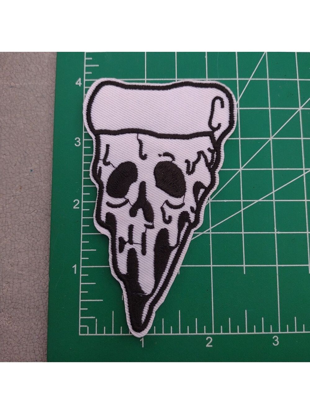 2/$10 Skull Pizza Slice Patch